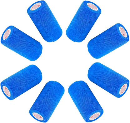 Vet Wrap Tape (Teal) (2 Pack) (3 Inch x 15 feet) Self Adhesive Adherent Adhering Cohesive Flex Self Stick Bandage Grip Roll Dog Cat Pet Horse - Image 12