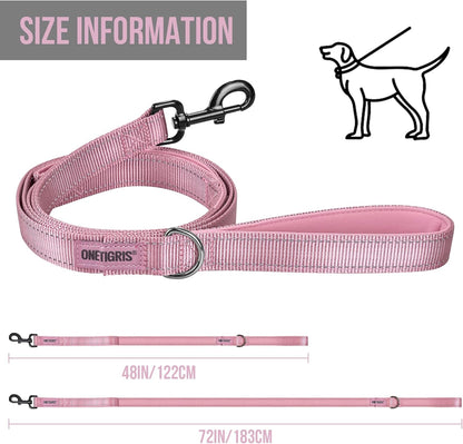 Close up of the dual padded handles on the OneTigris tactical dog lead
