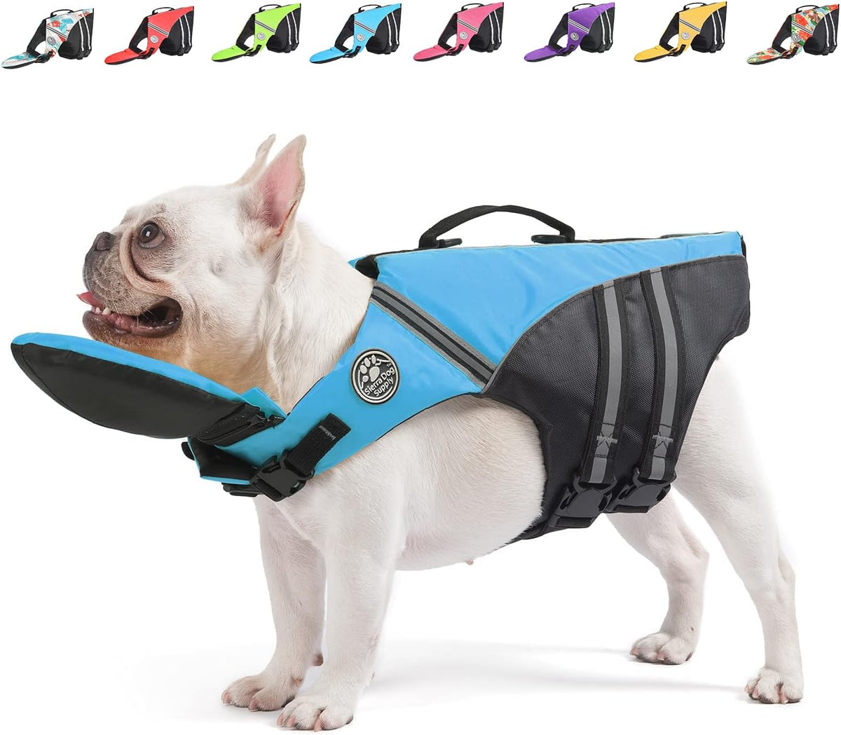 Mklhgty Dog Life Jacket, Reflective Dog Life Vest with Removable Neck Float High Buoyancy for Swimming and Boating, Ripstop Pet Safety Swimsuit Rescue Handle for Small Medium Large Dogs - Image 10