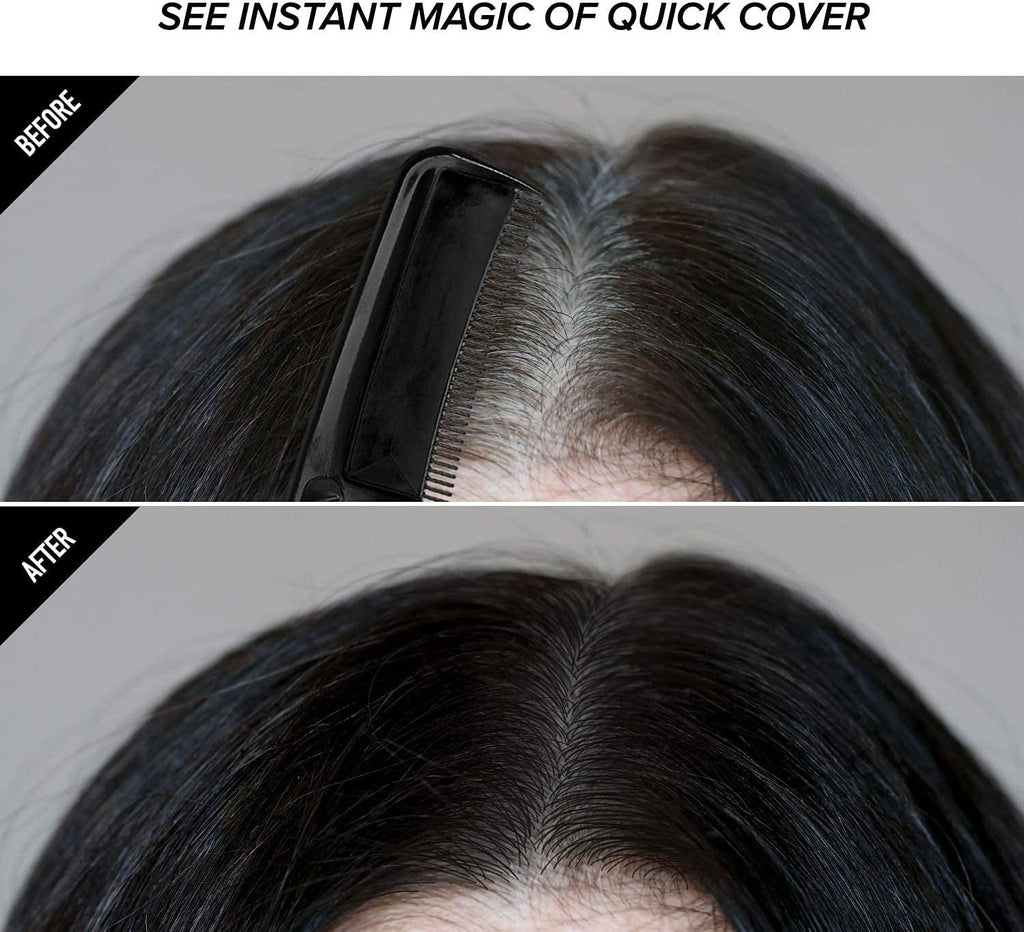 USA imported temporary beard and hair touch up root concealer tube packaging back details