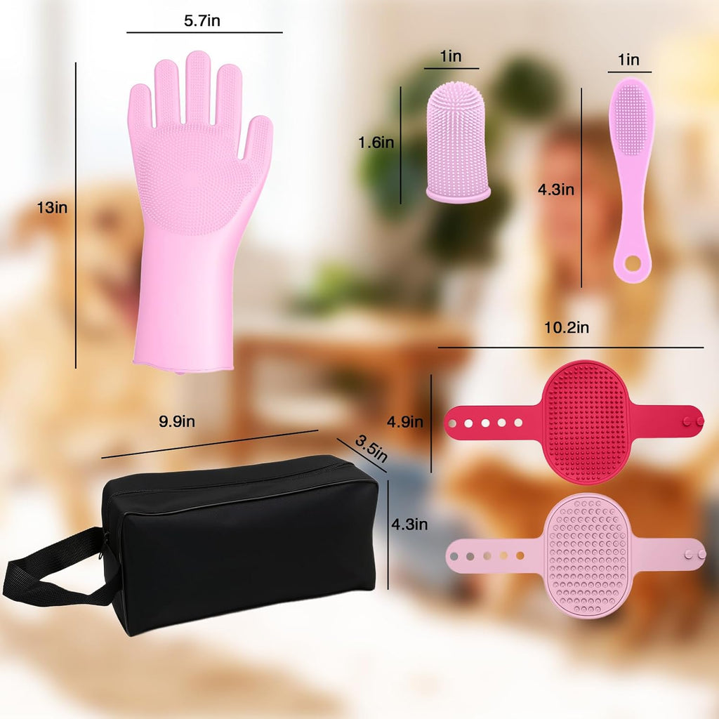 MIYIJHY portable pet grooming kit packed in storage bag