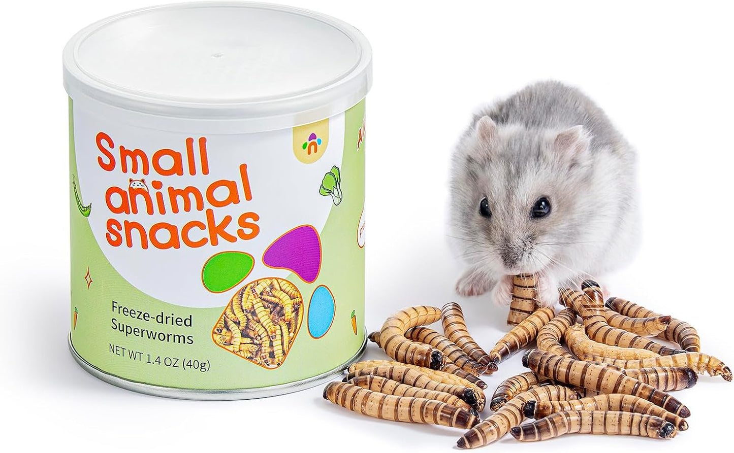 Pure additive free hamster cookie bites nutrition facts label view
