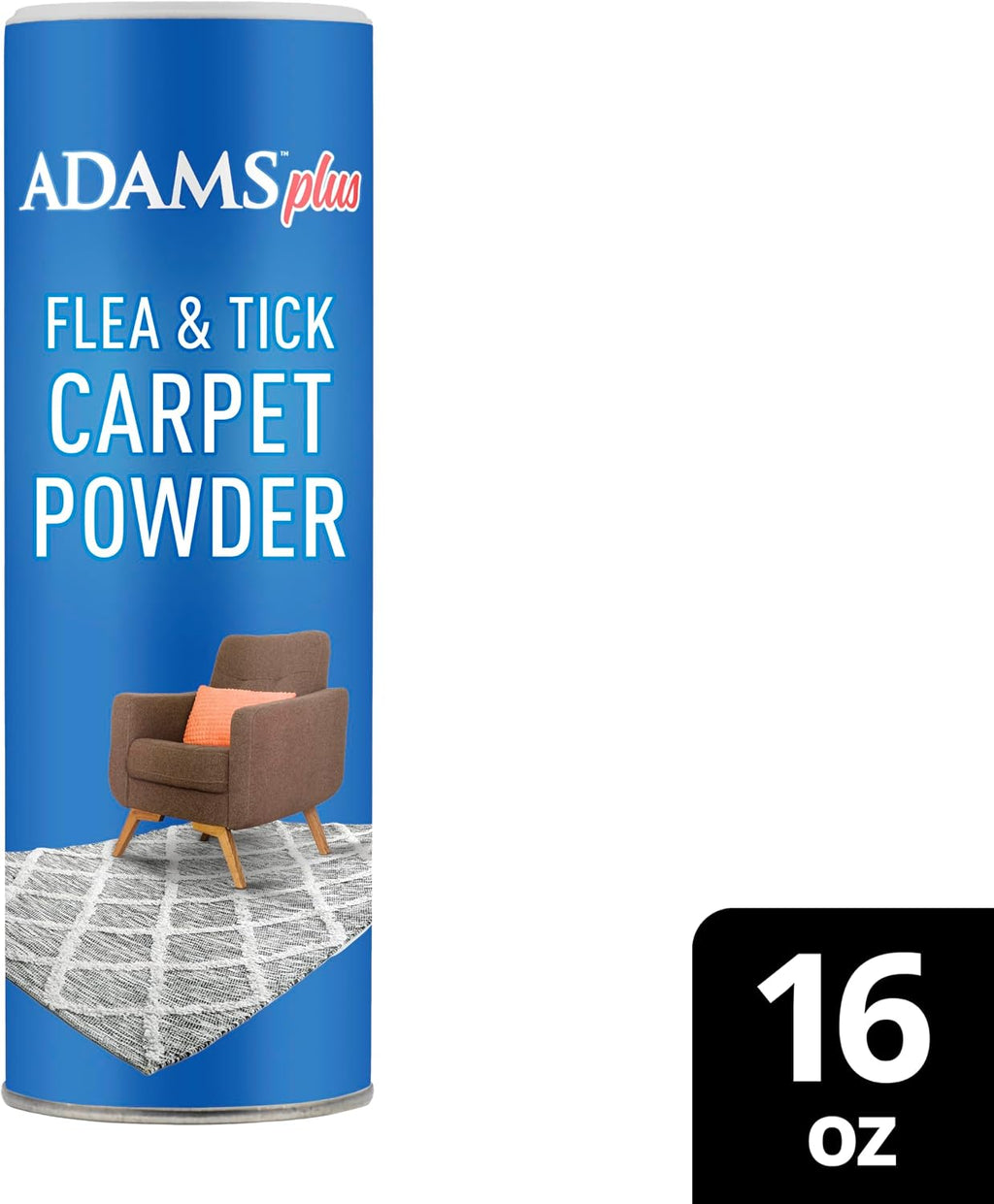 ADAMS Plus Flea & Tick Carpet Powder, Kills Fleas and Ticks On Contact, Prevents Flea Infestations for 12 Months, for Carpets and Upholstery, Freshens and Deodorizes, Treats Up to 400 sq ft, 16 oz - Image 10