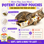 Kitty Kick Stix catnip toy packaging display