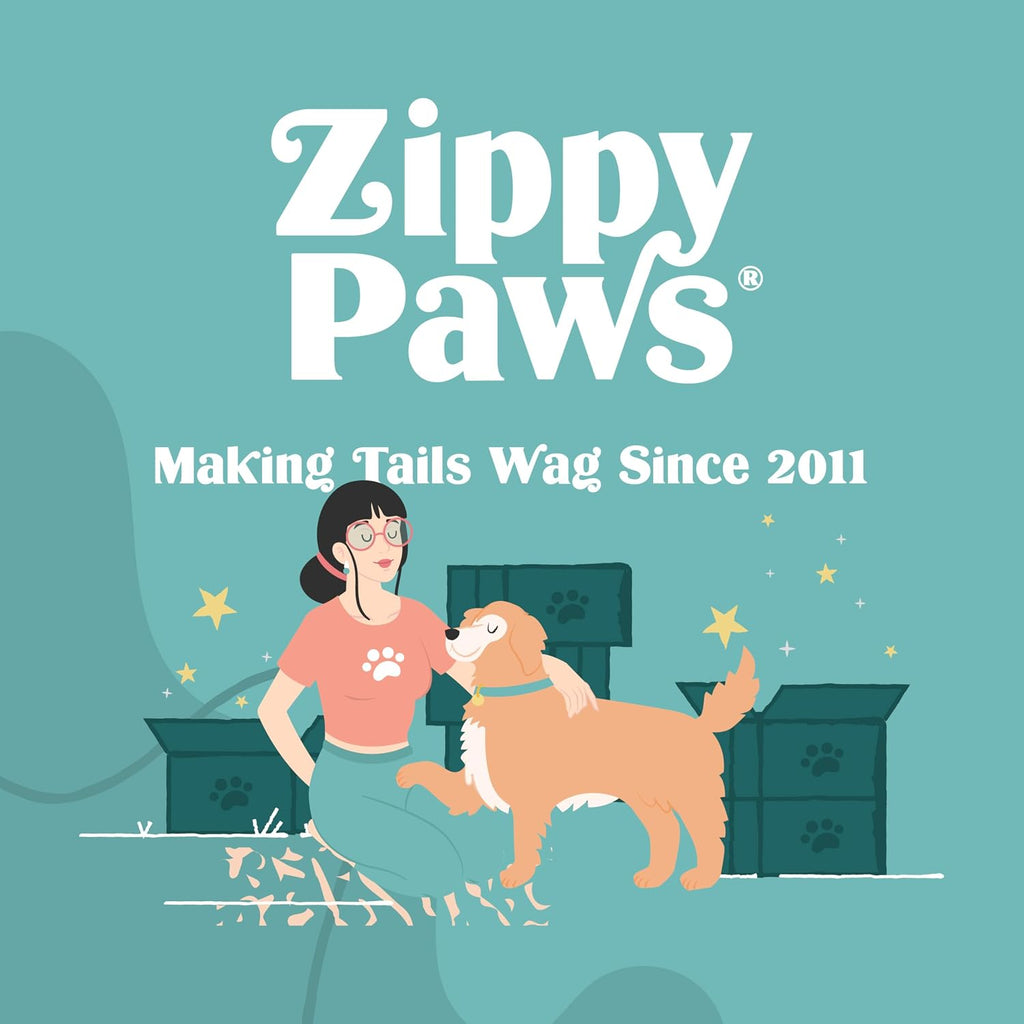 Imported USA ZippyPaws plush pet toys showcasing the flat stuffingless profile