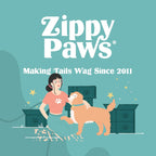 Imported USA ZippyPaws plush pet toys showcasing the flat stuffingless profile