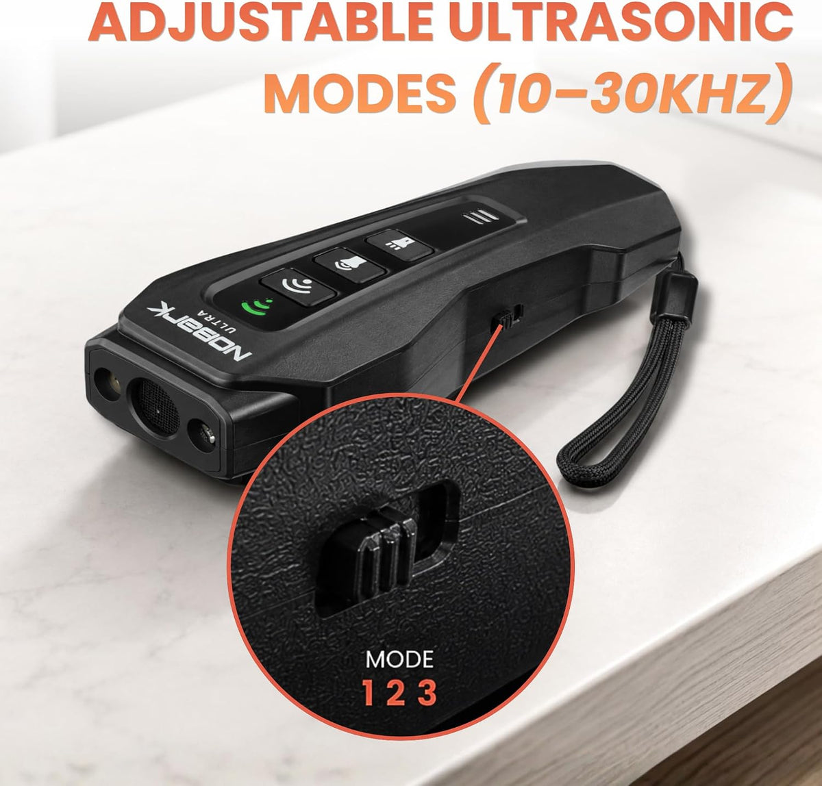 Side profile of rechargeable NoBark Ultra training tool