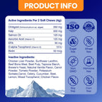 Authentic USA imported TTLXBL canine skin health supplement bottle