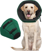 Dog Cone Collar After Surgery for Medium Dogs, Adjustable Soft Recovery Cone for Dogs to Stop Licking Biting, Comfortable Pet Elizabethan Alternative for Wound Healing - Image 9
