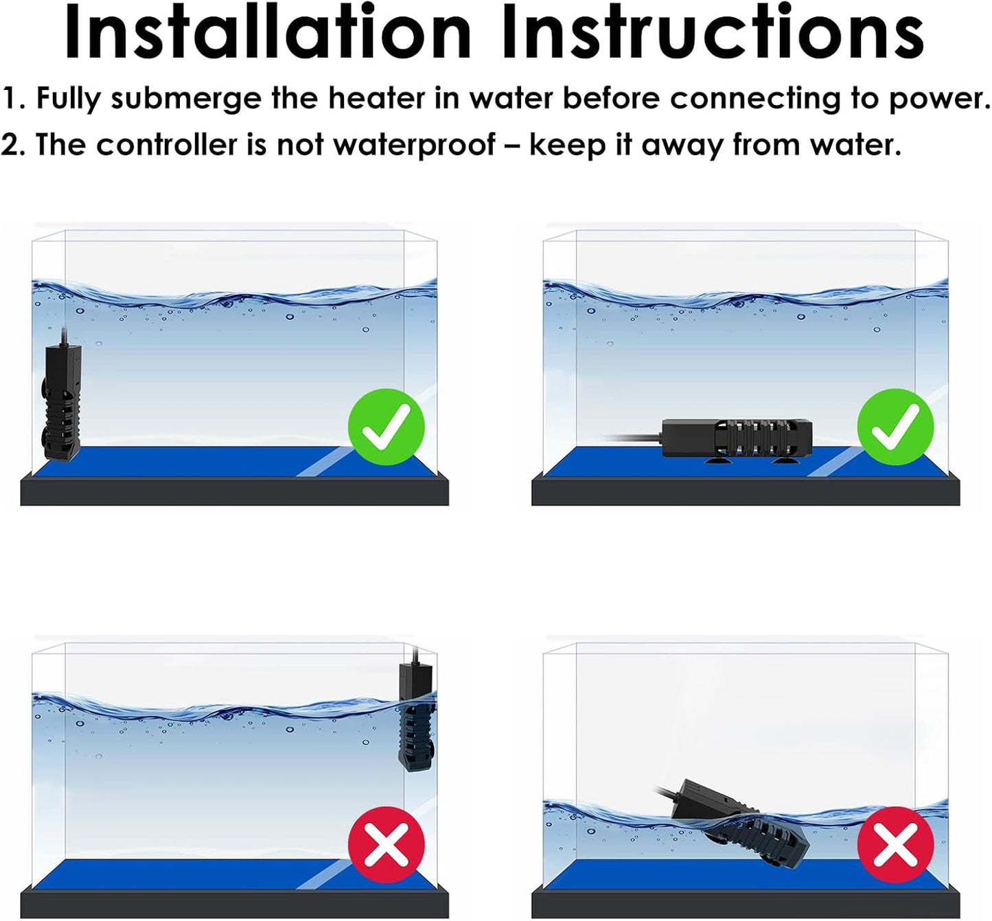 Devopet 100W heater packaging and included accessories