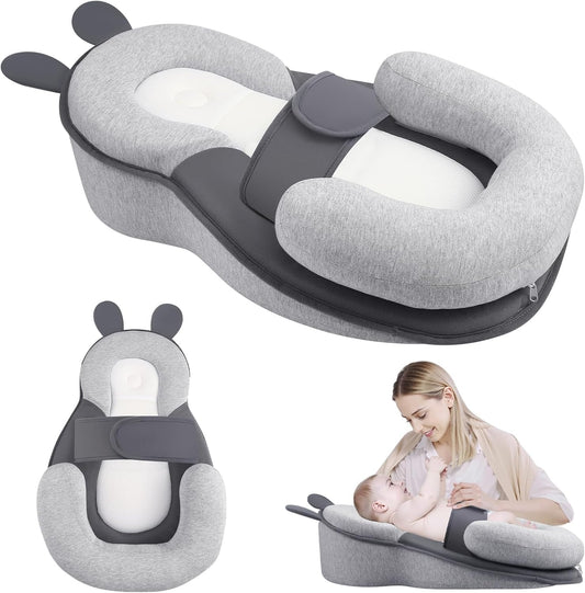 Zuskyzu baby feeding pillow front view anti overflow wedge