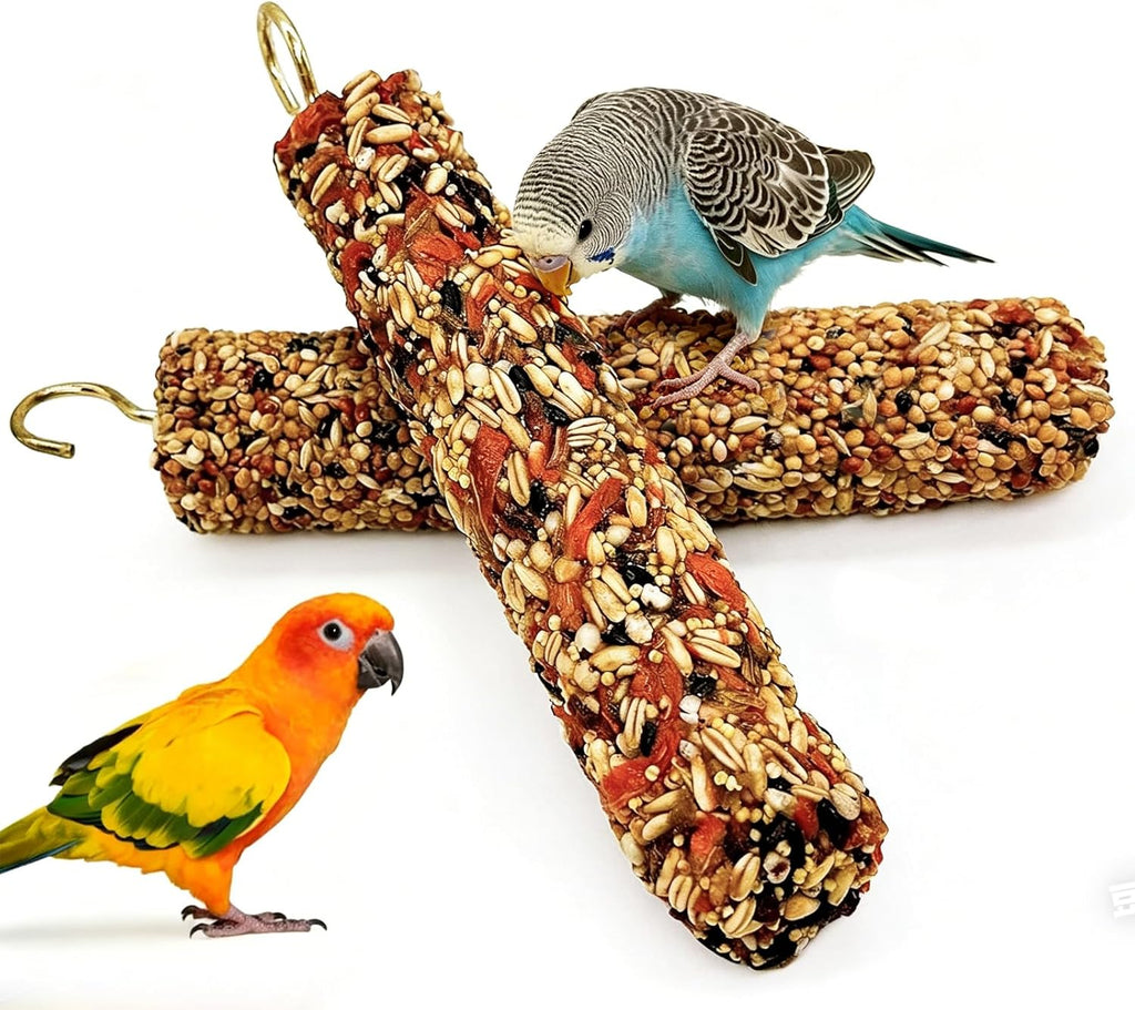 Complete three pieces pack of Acsist bird treat sticks
