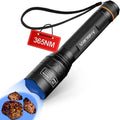 Vansky X7 Pro 365nm ultraviolet light blacklight flashlight front view for professional stain detection.
