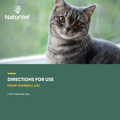 Natural fiber psyllium husk hairball remedy for felines