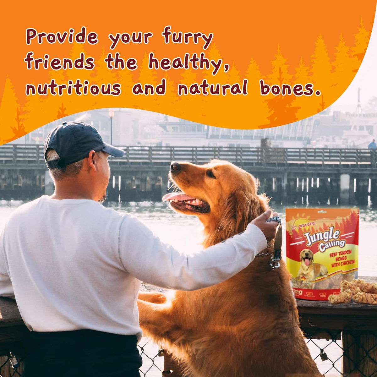 Healthy canine joint supplement treats with chondroitin and chicken