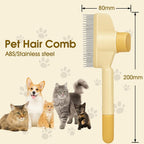 Generic pet comb used for cleaning dog hair from furniture