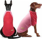 KYEESE 2Pack Dog Sweater, Soft Pet Sweatshirt Stretchy Pullover Dog Sweater for Medium Large Dogs Boy, Lightweight Fleece Pet Shirt Clothes with Sleeves, 2XL - Image 14