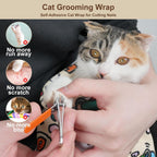 Close up of the self stick texture on the Miertou pet grooming blanket.