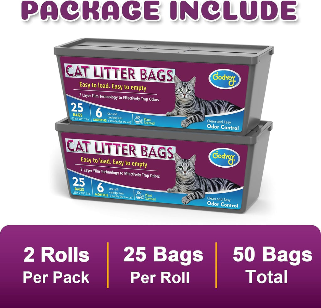 Premium imported Godyoy pet litter replacement rolls on a clean background