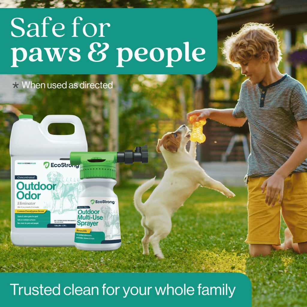 Eco Strong authentic imported animal scent eliminator packaging for yard cleaning