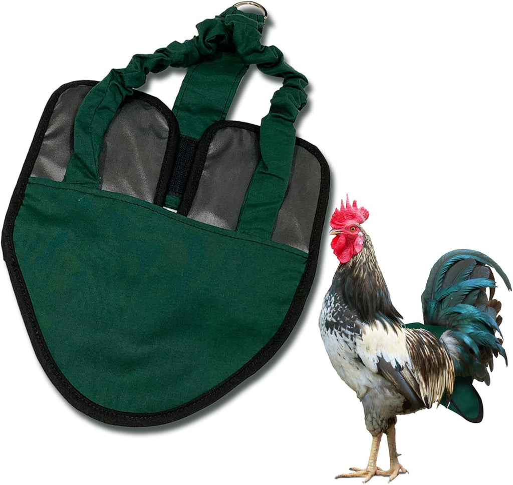 Hen Holster Premium Starter Kit - Bird Diaper, Wrap Around for Hens, Roosters, Ducks - Leak-Proof, Comfortable Bird Harness with Sewn-in Liner, Secure Hook & Loop Closure - Large, Black - Image 14