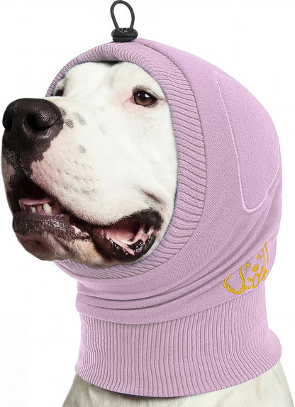 KOESON Adjustable Dog Calming Hoodie, No Shake Ear Wraps for Dogs with Sound-Absorbing Pads, Strechy & Soft Dog Ear Muffs Noise Protecion, Pet Head Covers for Thunder, Firework, Separation, Hematoma - Image 11