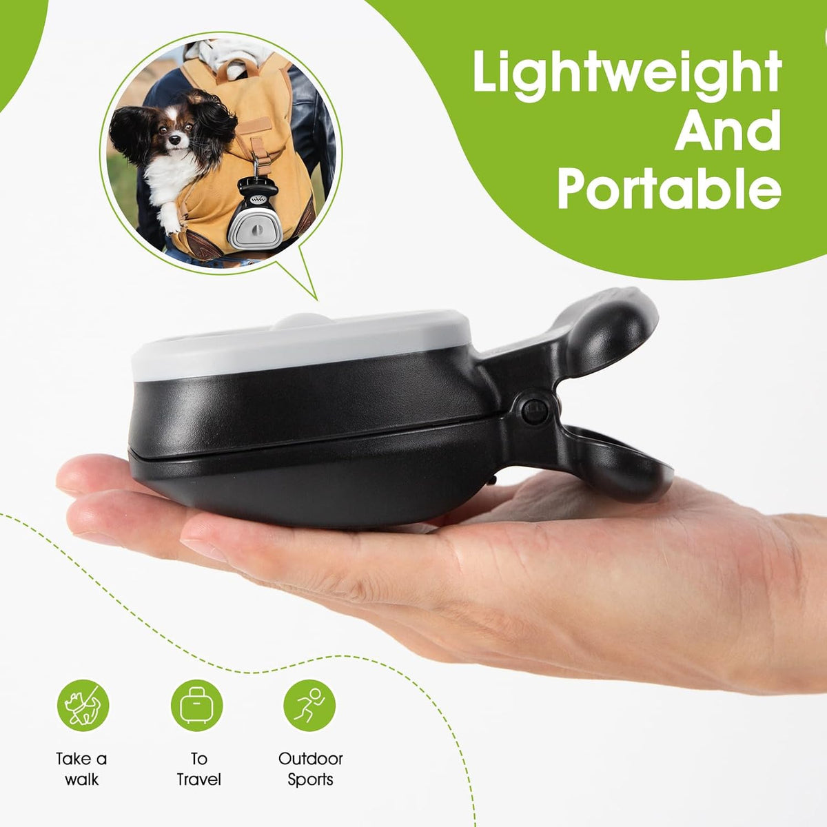 SuperDesign versatile pet waste scooper with integrated garbage bag storage bin
