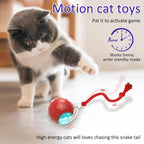 Giociv smart teaser dotted LED ball toy for indoor cats
