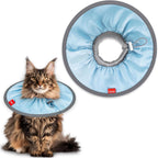 Agape Summer Soft Cat Cone, Lightweight Collar to Stop Licking & Scratching | Comfy Adjustable Cat Elizabethan Collar for After Surgery and Neuter Recovery, Water-Repellent Neck Cone for Cats & Kittens - Image 9