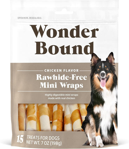 Wonder Bound Chicken Wrapped Medium Sticks, Peanut Butter Flavor - 8 Count - Rawhide-Free Dog Treats, Dental Health Chews for Plaque & Tartar Control, Easy to Digest, Long-Lasting - Image 9