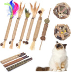 Tindtop 10 pack catnip alternative chew toys