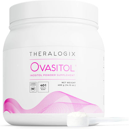 Theralogix Ovasitol Inositol Powder front view canister for hormone balance