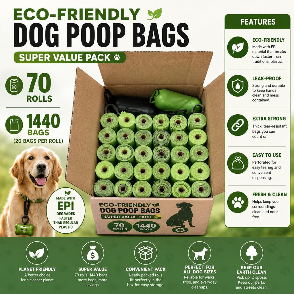 Chefneno unscented doggy waste rolls being placed inside the protective outer carton box.