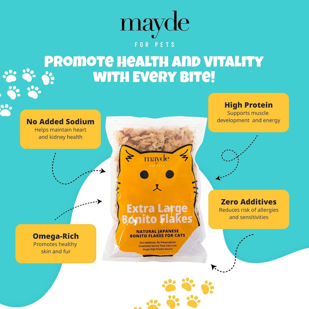 Mayde natural high protein fish treats 4 ounce bag side view