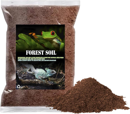 BNOSDM Reptile Soil Substrate front view of five liter bag packaging