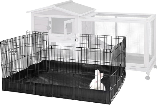 Aivituvin Rabbit Playpen Pet Pen Small Animal Cage with Waterproof Liner - Extension Playpen - Image 1