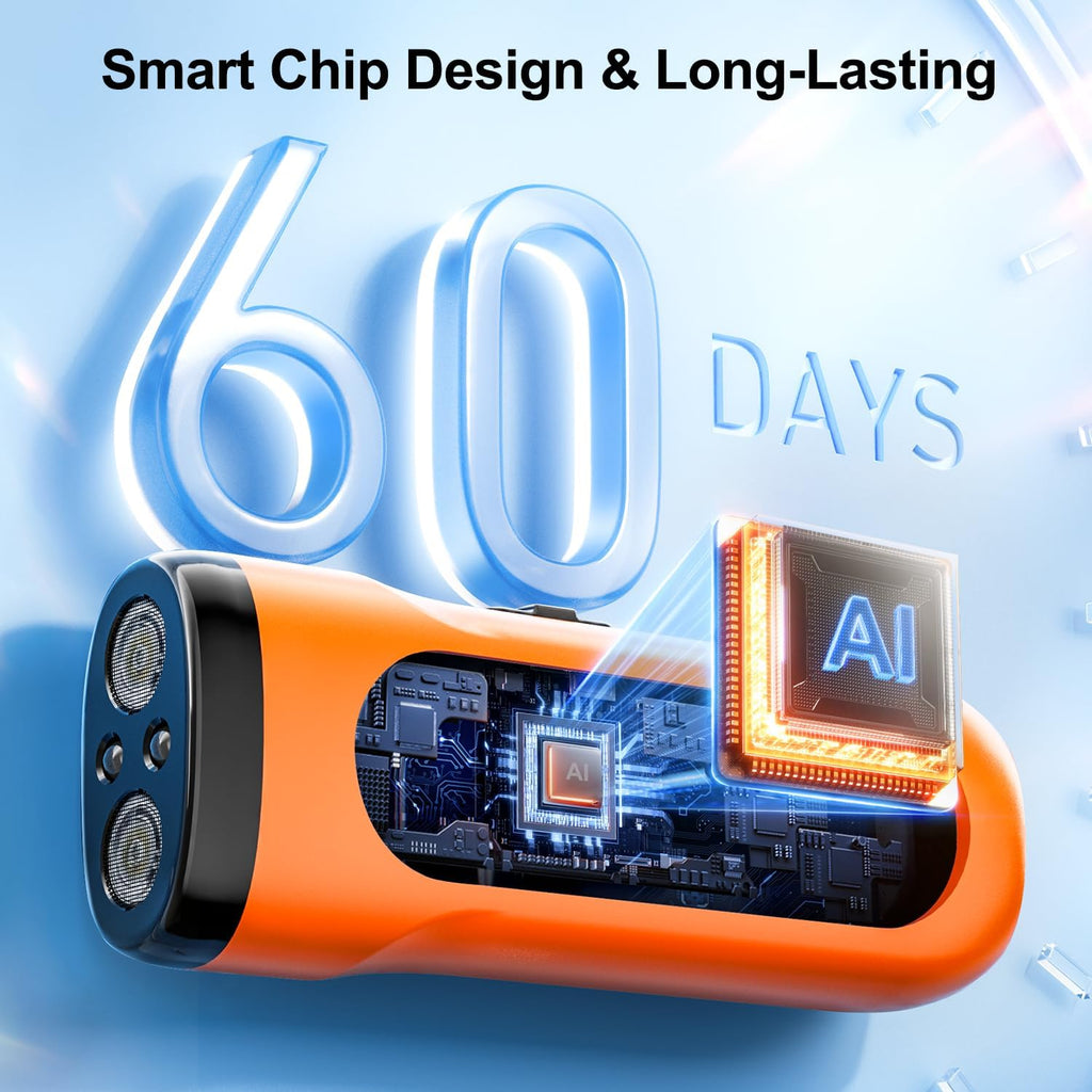Sedulan anti barking device with built-in LED flashlight