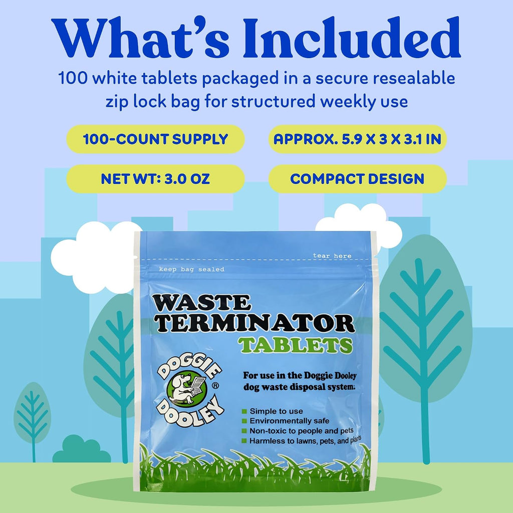 Doggie Dooley enzyme bacteria pet waste breakdown solution