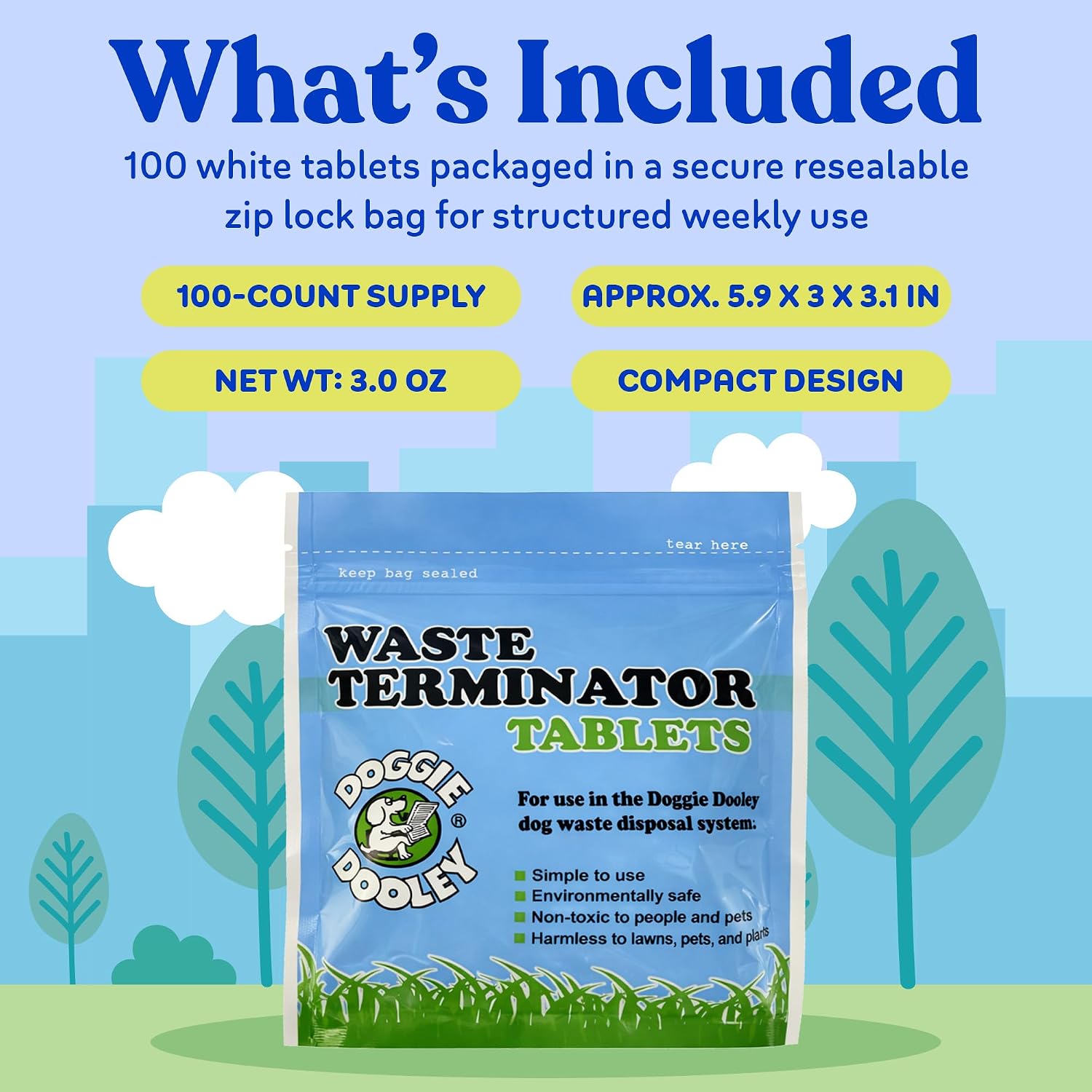 Doggie Dooley enzyme bacteria pet waste breakdown solution