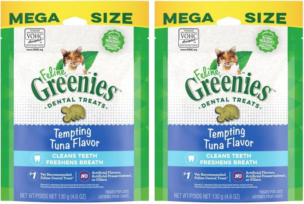Greenies Cat Treats, Veterinarian-Recommended Adult Natural Dental Cat Treats, Tempting Tuna Flavor, 9.75 oz. Tub - Image 15