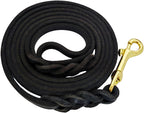 LWBMG Leather Dog Leash 6ft x 3/4 inch, Heavy Duty Genuine Leather Braided Dog Training Leash, Soft and Strong Pet Lead for Large, Medium, Small Dogs - Image 9