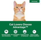 Monthly topical cat flea prevention fluid applicator tubes pack of two