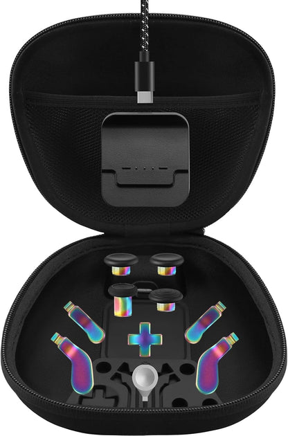 Complete Component Pack for Xbox Elite Controller Series 2 - Accessories Includes 1 Carrying Case, 1 Charging Dock, 1 Charger Cable, 4 Thumbsticks, 4 Paddles and 1 Adjustment Tool(BLACK) - Image 9