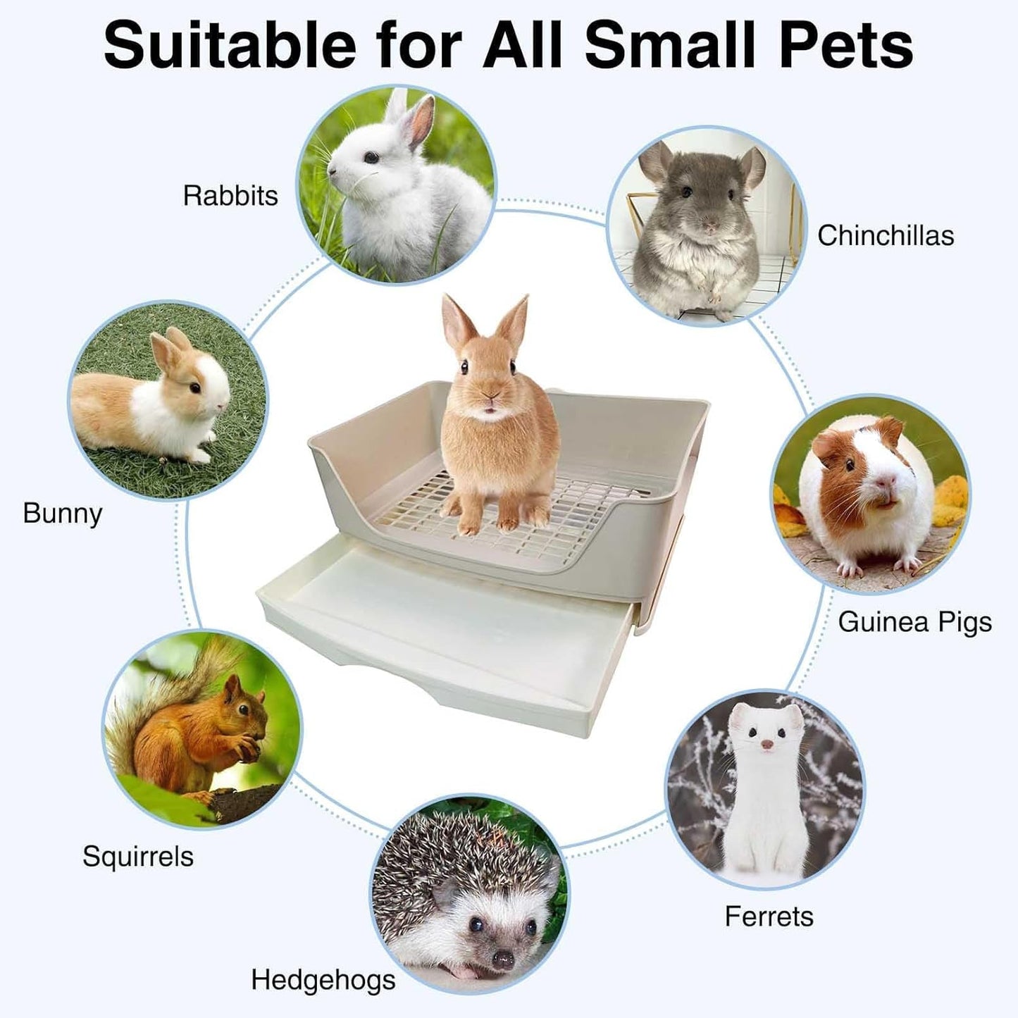 Low entry design of Kathson rabbit potty trainer