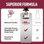 Force Factor Total Beets 1800mg Beet Root Capsules, Blood Pressure Support - Image 7