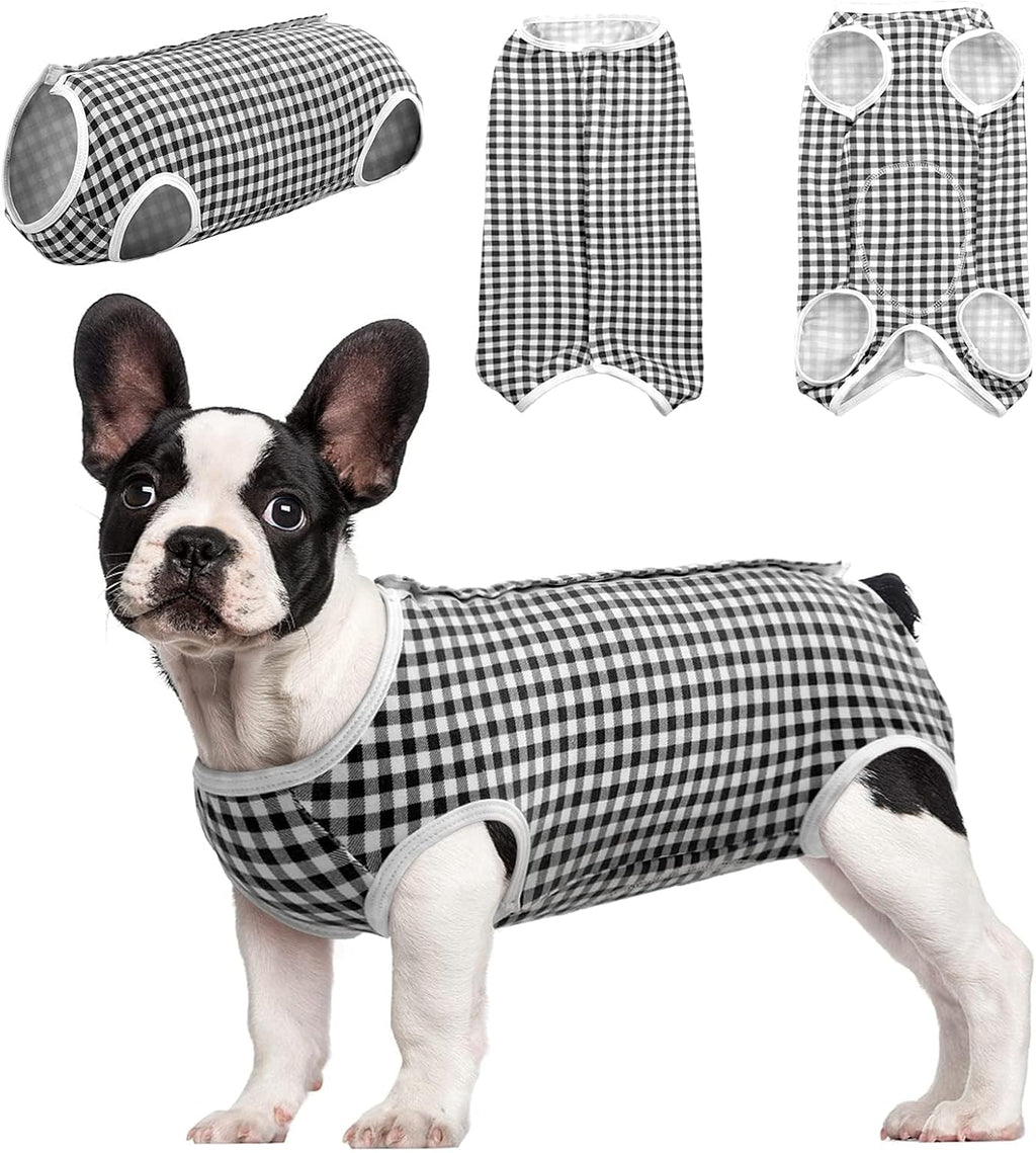 Kuoser spay neuter surgical suit male dog cutout feature
