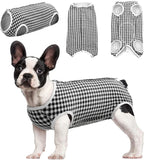 Kuoser spay neuter surgical suit male dog cutout feature