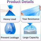 Heavy duty generic waste disposal bags for cat litter cartridge replacement.