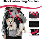 Wakytu lift harness demonstrating full body support for small dogs