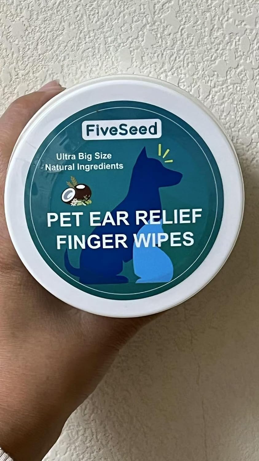 FiveSeed ear wipes finger cot design for pet cleaning